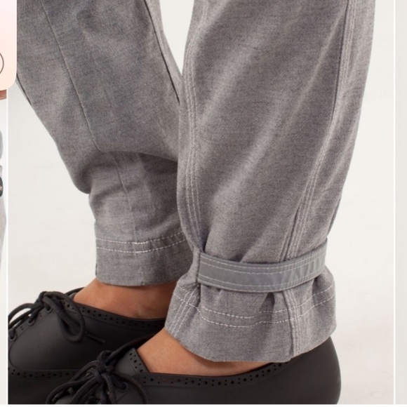 Lululemon Pedal Power Cycling Button Pants in Gray | Size 8 - Picture 10 of 13